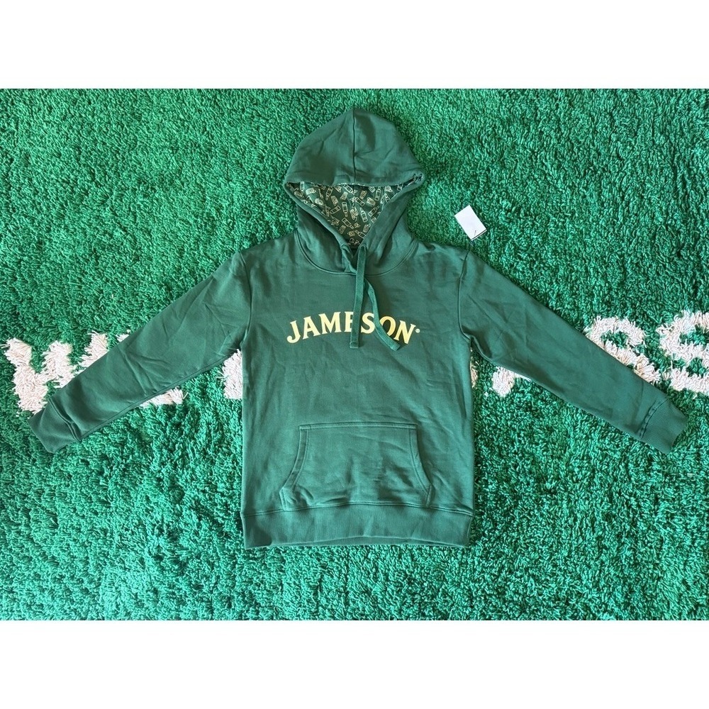 Jameson Green Hoodie Hooded‎ Sweatshirt Size S